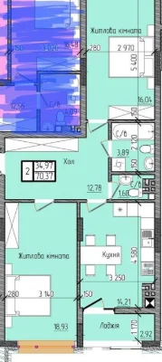 Продаж квартири новобудова будинок на єтапі здачі Щербанюка
