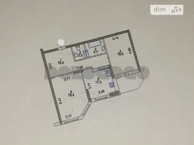 Продаж 2к квартири 69.2 кв. м на Пчелки Елены 8 • ID 3478729