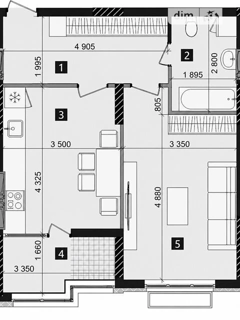 Продаж 1к квартири 53 кв. м на вул. Михайла Максимовича 32А