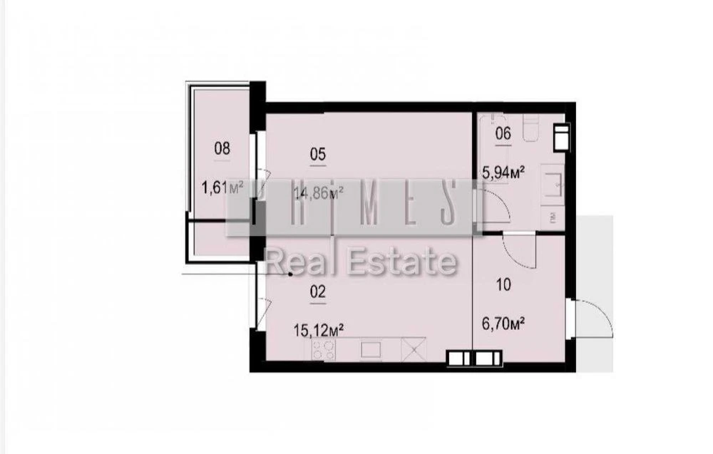 Продаж квартири 1-кімнатна ЖК Boston Creative House просп. С