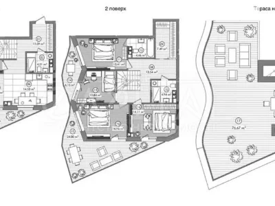 Sale of 4-room apartment 178 sq. m. on Degtyarivska street 17-19 • ID