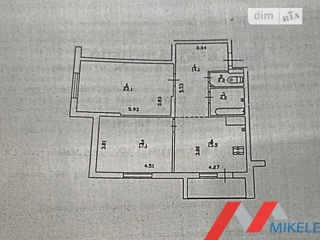 Продаж 2к квартири 78.2 кв. м на вул. Авіаконструктора Ігоря