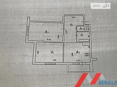 Продаж 2к квартири 78.2 кв. м на вул. Авіаконструктора Ігоря
