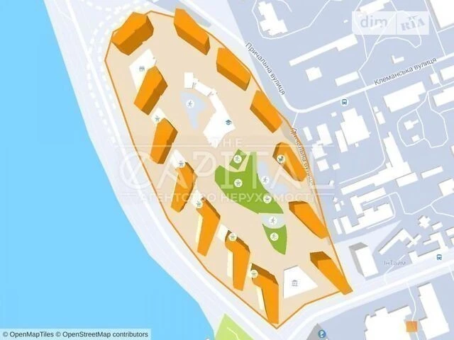 For sale 2-room apartment 68 sq. m on Dniprovska embankment 13 • ID 3469
