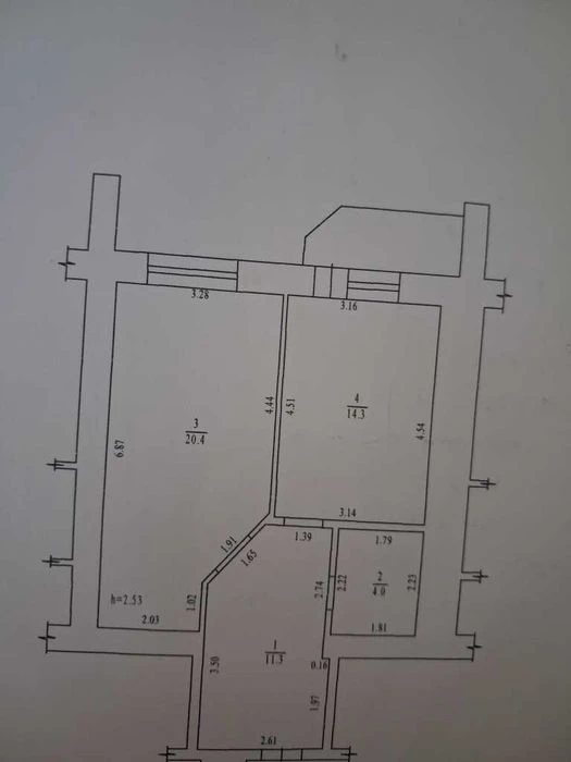 ‼️Левада‼️ 1к квартира площею 53 м² на комфортному середньом