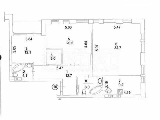 Продаж 3к квартири 102 кв. м на вул. Болсуновська 21 • ID 34