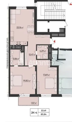Продаж 2 кім квартир здача 28 й рік (розтермінування)