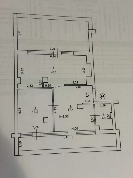 Продаж пентхауса з частковим ремонтом в ЖК Park Residence