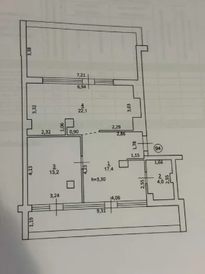 Продаж пентхауса з частковим ремонтом в ЖК Park Residence