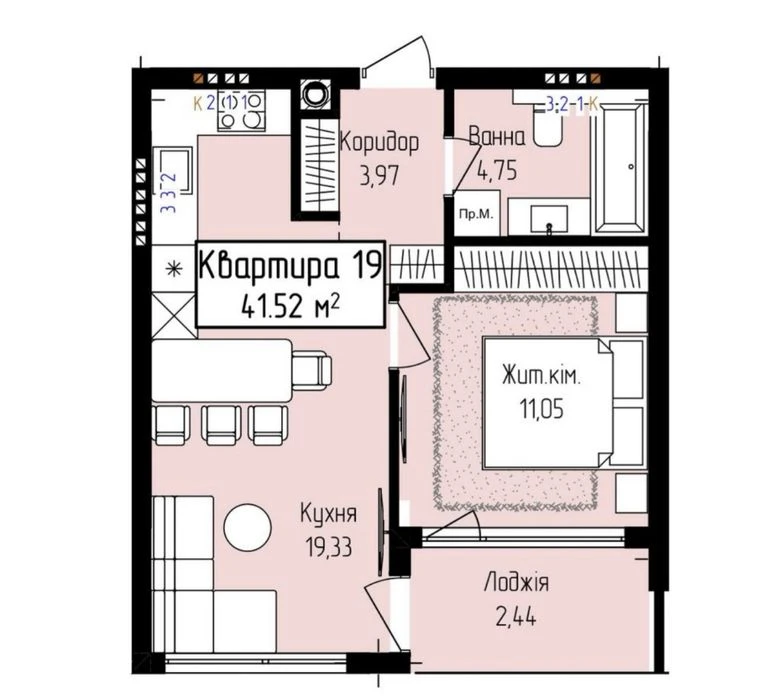 Продаж 1,5 кімнатної квартири за хорошою ціною!