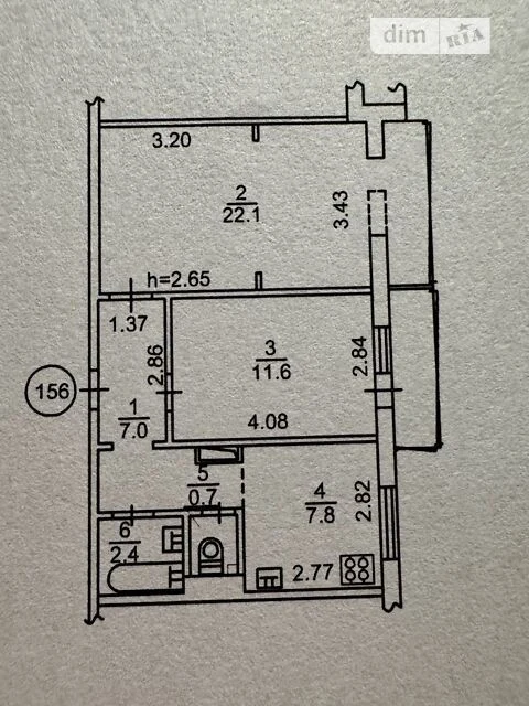 Продаж 2к квартири 53.8 кв. м на вул. Рональда Рейгана 30 •