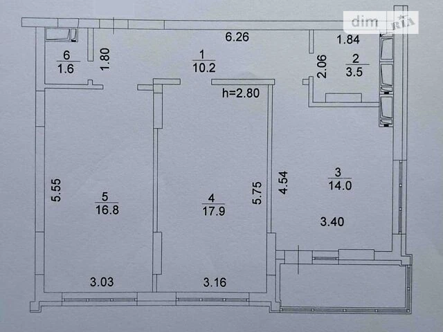 Продаж 2к квартири 68.3 кв. м на вул. Вишгородська 45Г • ID
