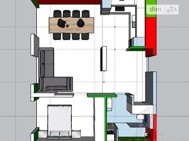 Продаж 2к квартири 65 кв. м на наб. Дніпровська 18А • ID 347