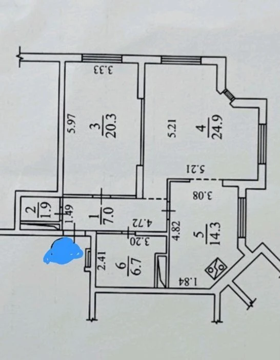 2-room apartment for sale. V. Ivasyuka 4a