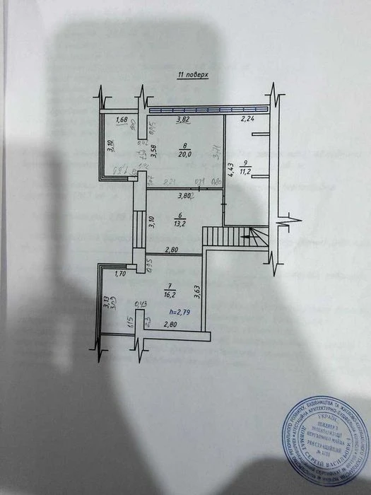 Простора дворівнева квартира 121 м² у ЖК «Шоколад»