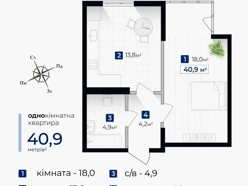 Квартира. Івано-Франківськ, Гната Хоткевича вул., (Будинок)