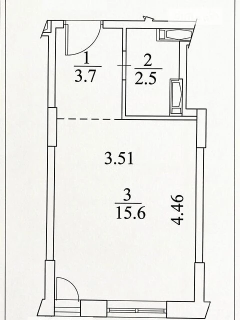 Продаж 1к квартири 22 кв. м на просп. Соборності 17 • ID 347