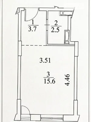 Продаж 1к квартири 22 кв. м на просп. Соборності 17 • ID 347