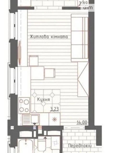 Продаж 1к квартири 29.11 кв. м на вул. Михайла Максимовича 2