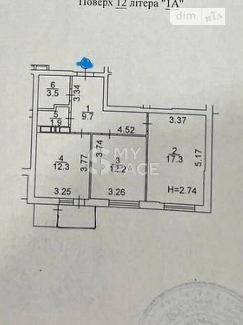 Продаж 2к квартири 59 кв. м на вул. Василя Стуса 7Б • ID 347
