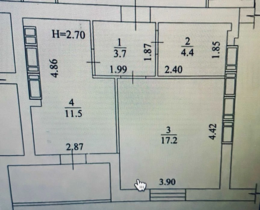 Продається 1 к.кв в сучасному ЖК