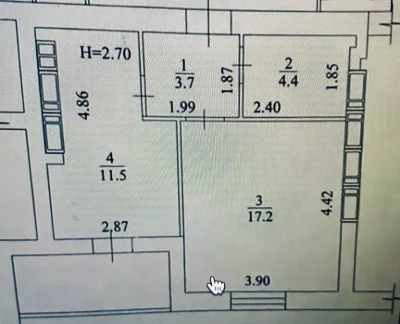 Продається 1 к.кв в сучасному ЖК