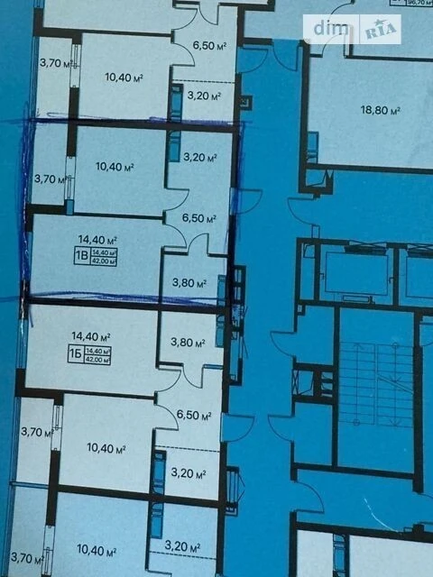 Продаж 1к квартири 42 кв. м на вул. Ревуцького 40Б • ID 3479