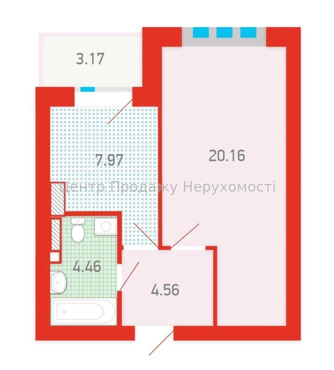 Продаж 1-кімн. квартири 40. 32 м² в ЖК Чарівне Місто, Київ,