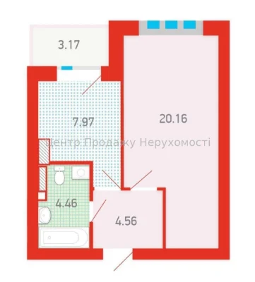 Продаж 1-кімн. квартири 40. 32 м² в ЖК Чарівне Місто, Київ,