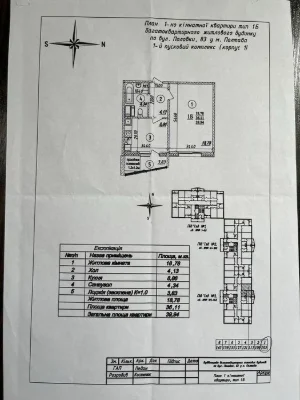 1-на квартира Половка 83