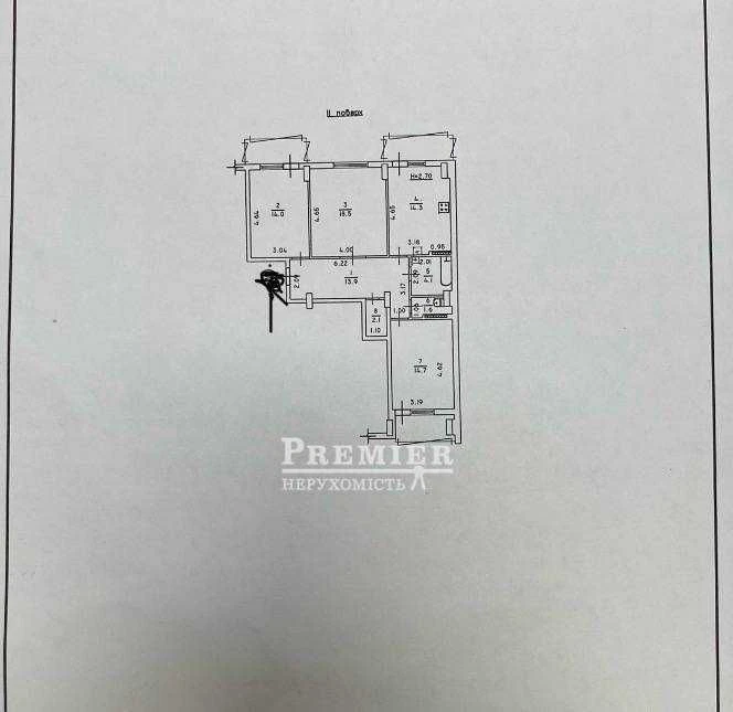 продам трихкімнатну квартиру 94 кв.м на Ак. Сахарова
