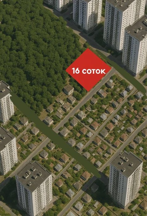 Продаж ділянки в центральній частині міста під комерцію / ма