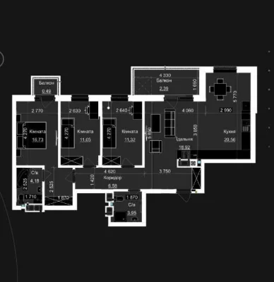 Продаж БЕЗ КОМІСІЇ 3 кімнатна квартира ЖК Avalon Magnolia ву