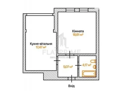 Продаж 1к квартири 45 кв. м на просп. Берестейський 67Г • ID