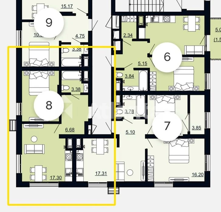 Продаж 1-кімнатної квартири в ЖК Viking Hills, вул. Щурата