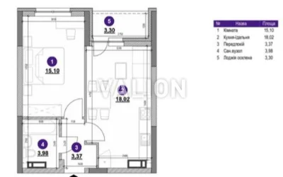 Продаж 1-кімн. квартири 44 кв.м., ЖК Ok’land, Севастопольськ