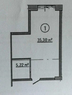 For sale 1-room apartment in the Bartolomeo residential complex, Peremoha Pobeda