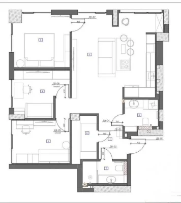 I am selling a 3-room apartment in the Geneva residential complex.