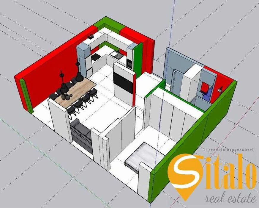Продаж євродвушки в ЖК SEVEN, Дніпровська набережна, Осокорк