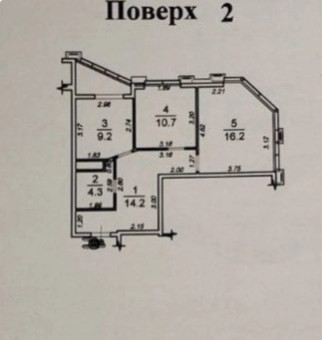 2х комнатная квартира в ЖК 25 Жемчужина