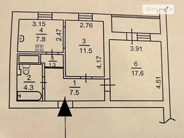 Продаж 2к квартири 54 кв. м на вул. Митрополита Андрія Шепти
