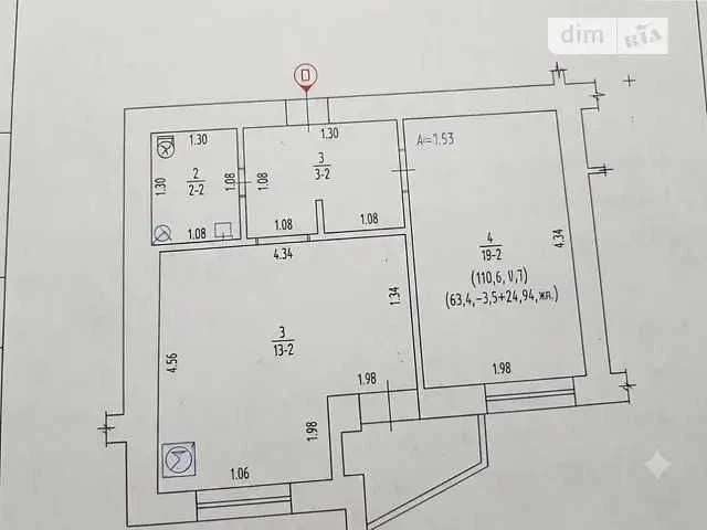 Продаж 1 кім квартири 50 м2. Євроремонт. Індив газ опал. Нов