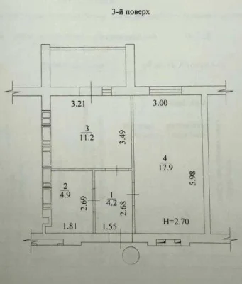 Продажа 1к кв новострой ,  ЖК  Левада  , 3/9 на  Елизаветинс