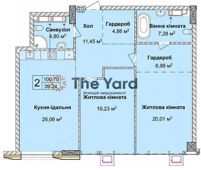 БЕЗ% Продаж 3к квартири 100 м² в ЖК «Новопечерські Липки» КЛ