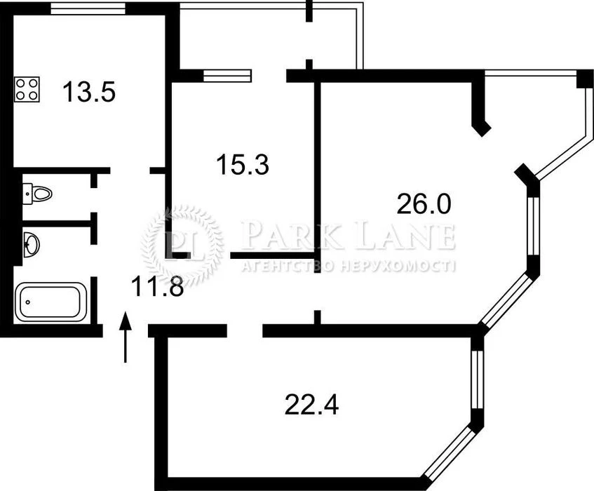 продаж 3-кімнатної квартири, Вернадського Академіка бул., 24