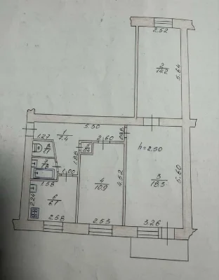 Продається 3 кімнатна квартира р-н Південний захід