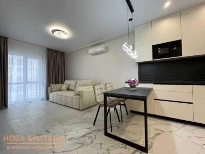 For sale NEW modern 1-room apartment 41.11 m2, residential complex Nova Angliya b