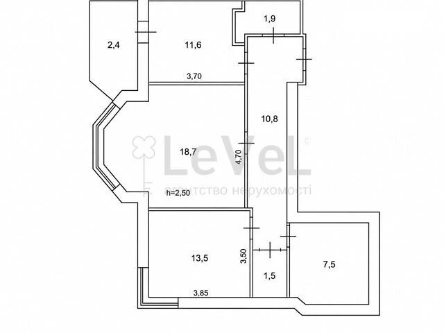 Продаж 2к квартири 67.9 кв. м на вул. Градинська 3 • ID 3480