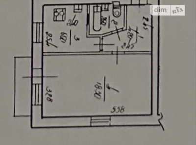 Sale of 1-room apartment 32.4 sq. m. on Vyshgorodska Street 50A • ID