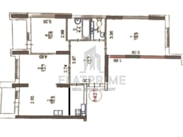 Продаж 3к квартири 81 кв. м на вул. Каховська 62 • ID 348024
